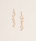 Whisper Shine Leaf Earrings