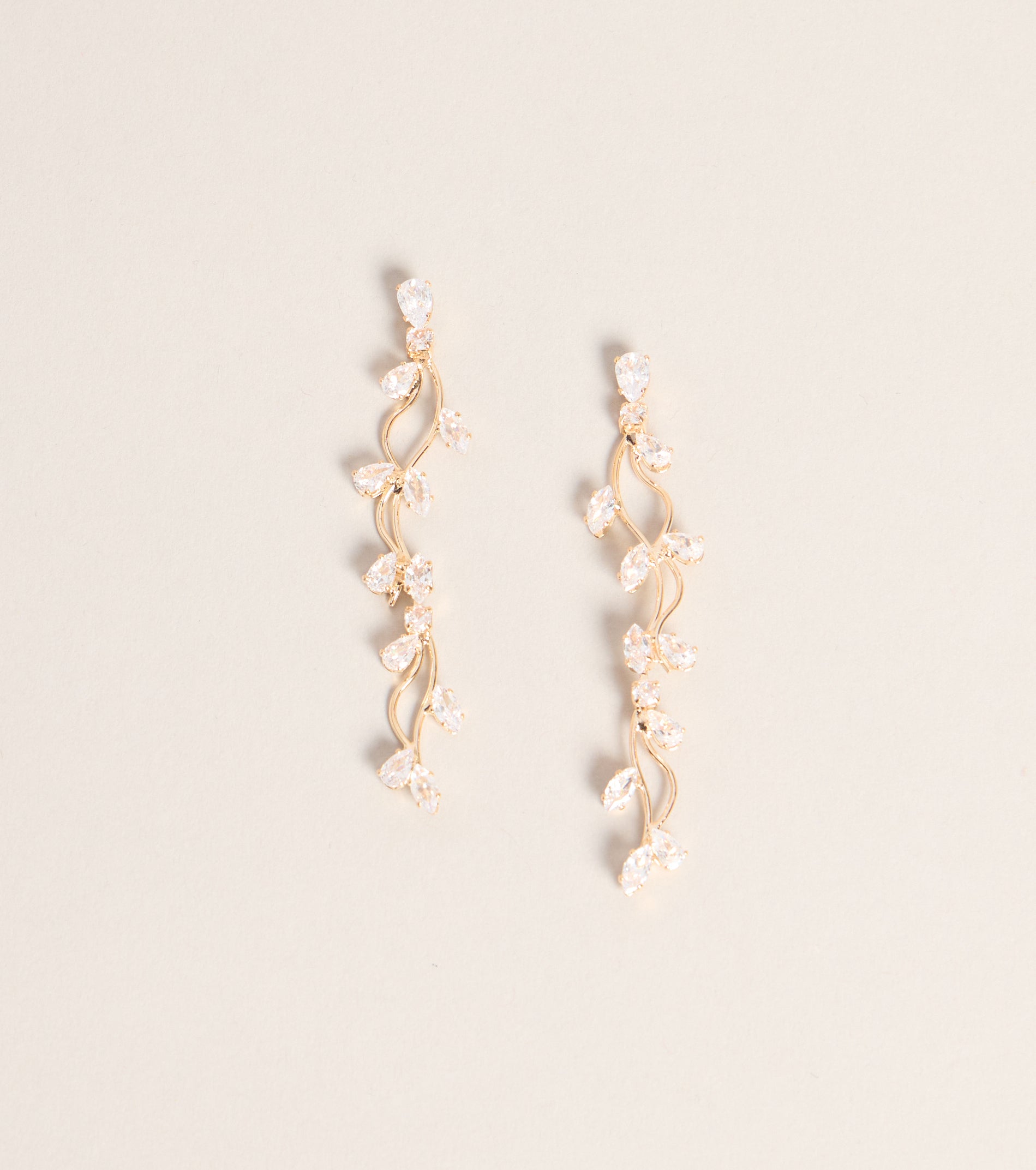 Whisper Shine Leaf Earrings