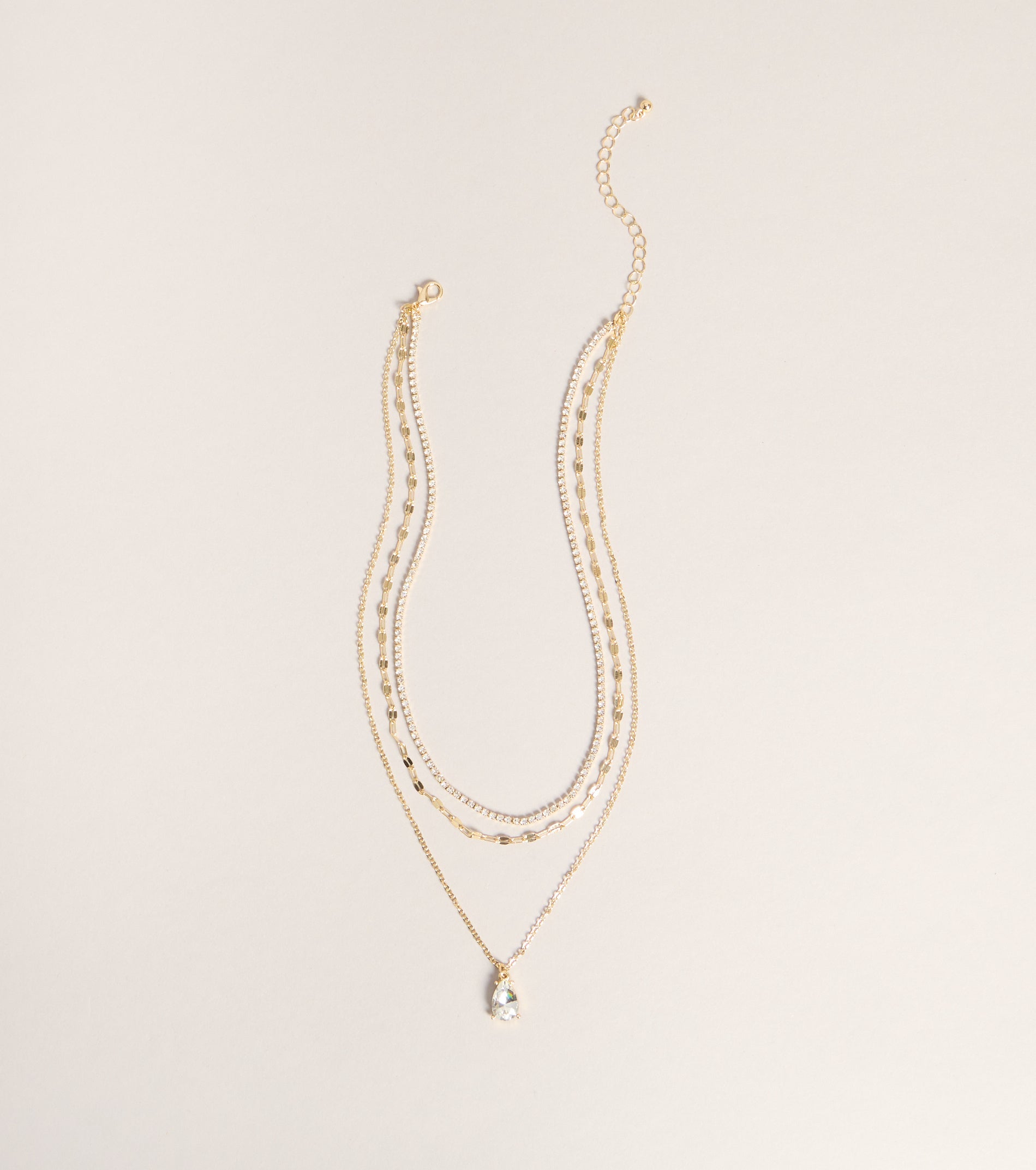 First Class Sparkle Rhinestone Necklace