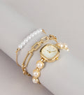 Pretty Busy Watch And Bracelet Set