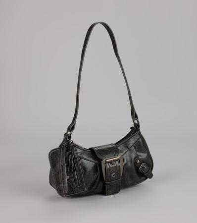 High Rating Buckle Strap Shoulder Bag