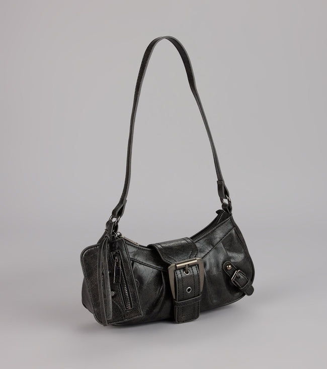 High Rating Buckle Strap Shoulder Bag