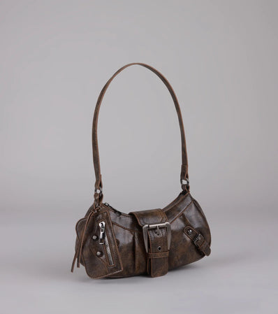 High Rating Buckle Strap Shoulder Bag