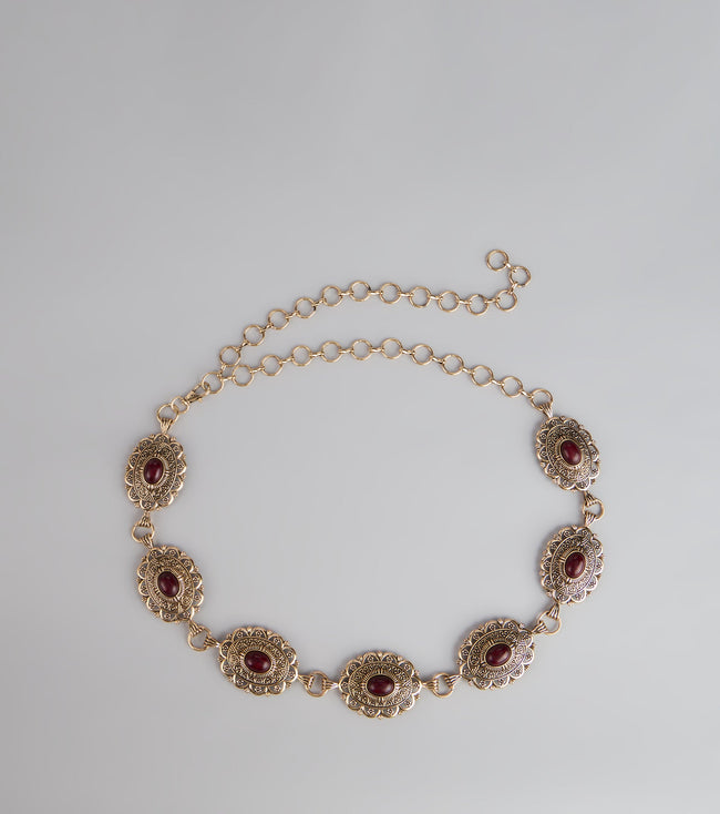 Southern Wind Statement Concho Chain Belt