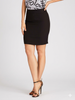 Women's Black High Waist Pencil Mini Skirt  Business Slim Fit Office Skirt
